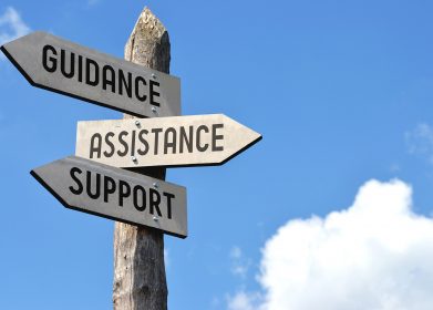 Guidance, assistance, support signpost